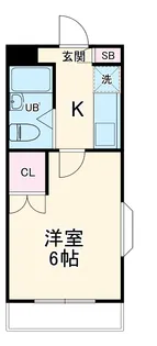 Big Glad【3階】の間取り