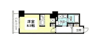 TKフラッツ渋谷【8階】の間取り