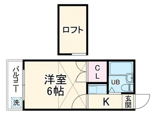 ゼフィランサス橋本【204号室】の間取り
