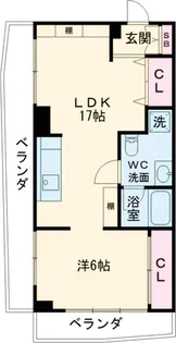 カーサ大岡山【8階】の間取り