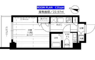 ステージファースト中村橋駅前アジールコート【502号室】の間取り