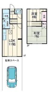 八千代台団地第7号棟【4号室】の間取り