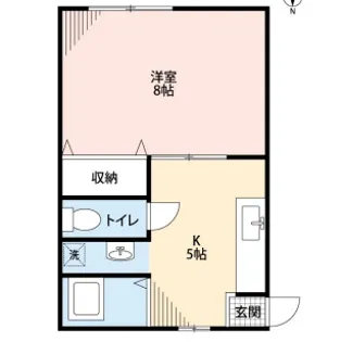 アプローズ1【2階】の間取り