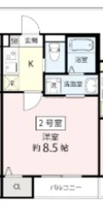 Nexus Ⅰ【102号室】の間取り