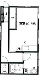 キャスケードたかた【2F号室】の間取り
