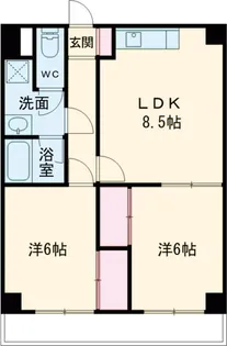 アゼリア府中【2階】の間取り