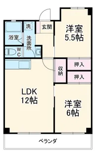リアライズ木曽川【6階】の間取り