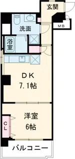 ニューハイツ高田馬場【8階】の間取り