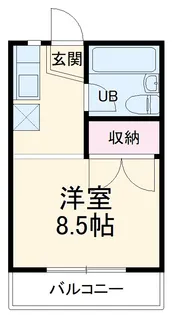 メゾンヤザコ【1階】の間取り