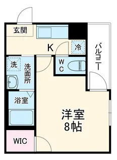 フジパレス池田天神【1階】の間取り