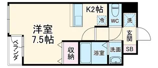 CASA FLUENTE【5階】の間取り