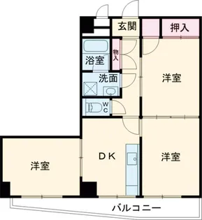 レジデンスツツミ【401号室】の間取り