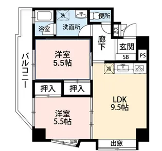 ガーデンハウス本千葉【3階】の間取り