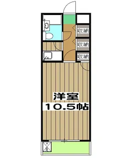 レックスつばき第6ビル【1階】の間取り