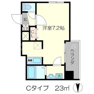アクアプレイス京都二条城【6階】の間取り