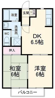 リバーサイドSUWA C棟【205号室】の間取り