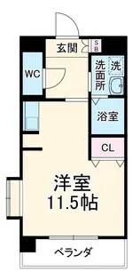 ブロンメゾン平和【306号室】の間取り