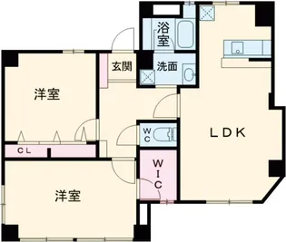 アルベール【8階】の間取り