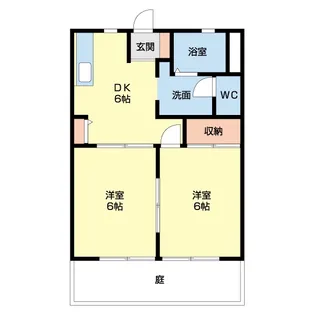 サニーヒルズ清水【1階】の間取り