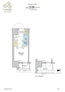 TOMORE品川中延【6階】の間取り