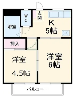 クレールマーサ【2階】の間取り