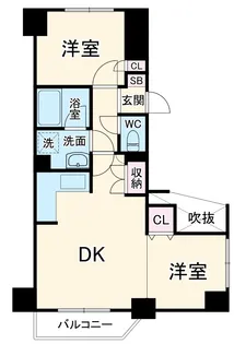 クリオ戸塚五番館【5階】の間取り