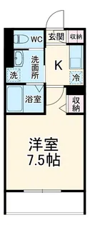robot home 習志野Ⅱ【2階】の間取り