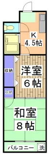 八文字屋ビル【403号室】の間取り