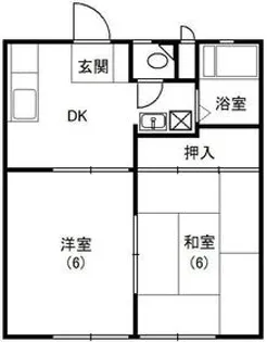 ハイツカサイ【2階】の間取り