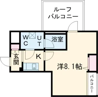 パティーナ中野【406号室】の間取り