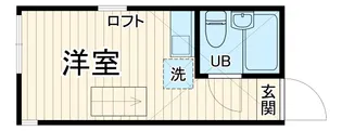 ユナイト片倉町バージニアの杜【2階】の間取り