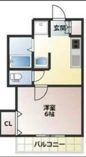 ファーストプラザ【207号室】の間取り