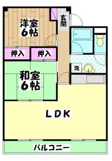 ミノリマンション【102号室】の間取り