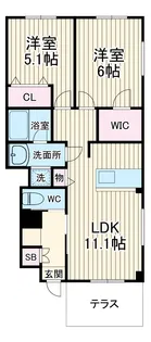 Casa Alivio【1階】の間取り