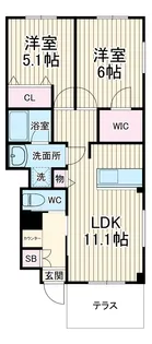 Casa Alivio【1階】の間取り