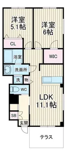 Casa Alivio【1階】の間取り