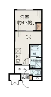 ル・シエル西新宿【302号室】の間取り