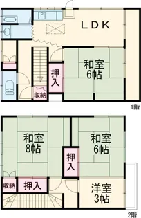 第11ハイツ春野【101号室】の間取り