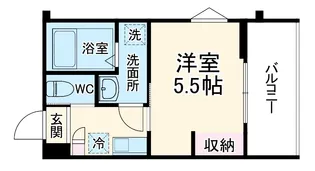 MELLAS相模原【1階】の間取り