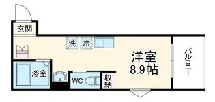 MELLAS相模原【1階】の間取り