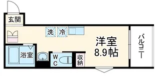 MELLAS相模原【2階】の間取り