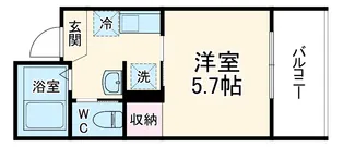 MELLAS相模原【2階】の間取り