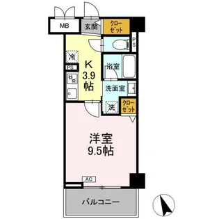 ヴィラ トルチュ東刈谷【3階】の間取り