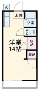 コーポ藤【1階】の間取り