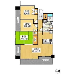 サンヴェール戸塚【3階】の間取り