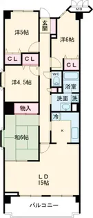 レジデンスFFM雪谷【3階】の間取り