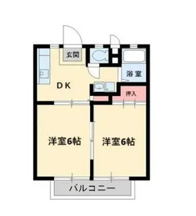 ラックハイツ【1階】の間取り