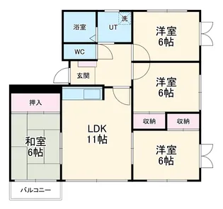 キャッスルプラザ【2階】の間取り