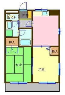 ともえハイツC棟【303号室】の間取り