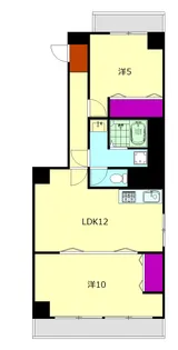 コンフォートステージ本町【302号室】の間取り